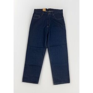 Lanesboro Denim Jeans Dark Indigo Stonewash Relaxed Fit Mens Size 34W x 30L